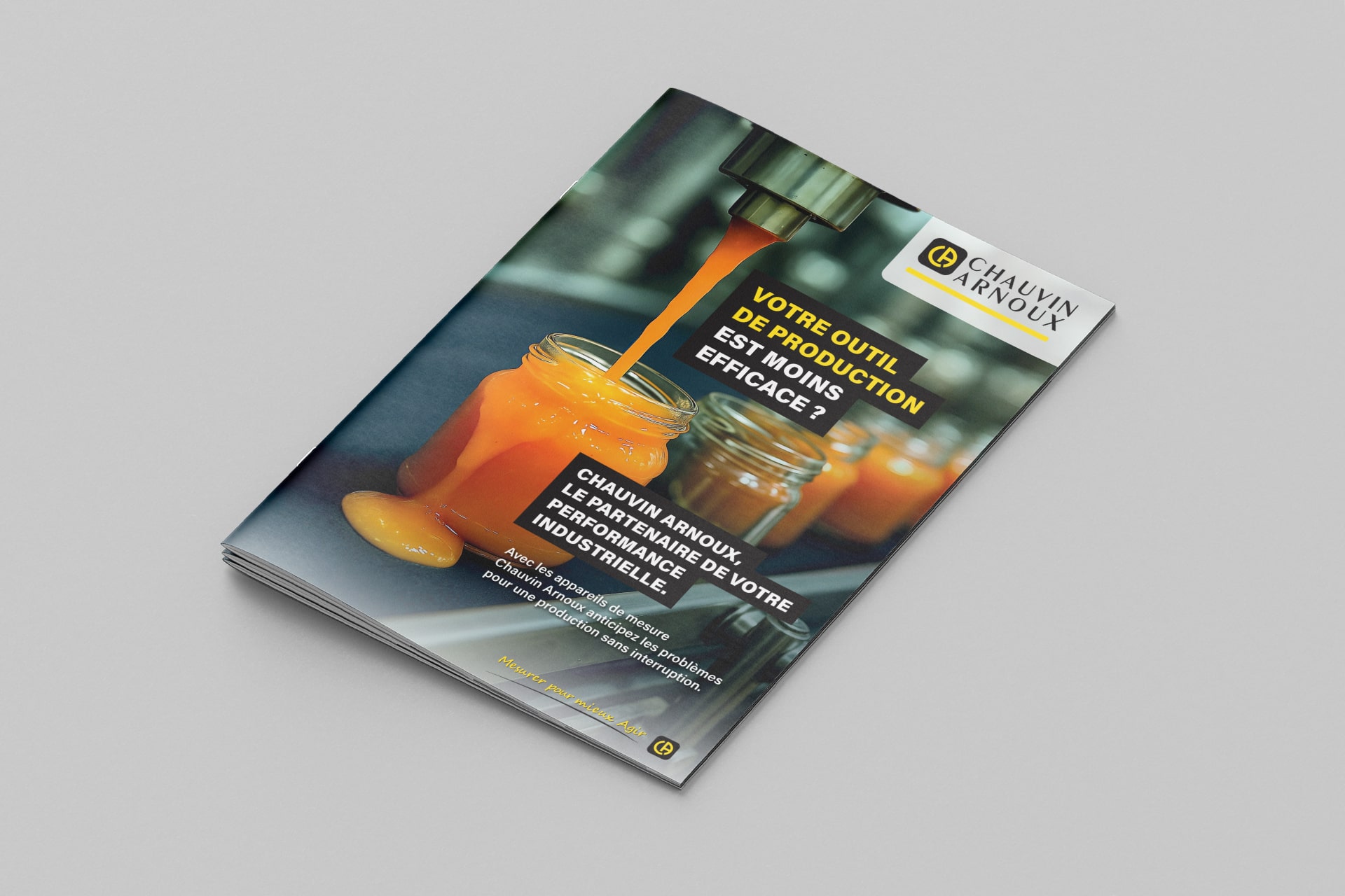 Brochure Chavin Arnoux "Maintenance industrielle" réalisée par La Compagnie Creative